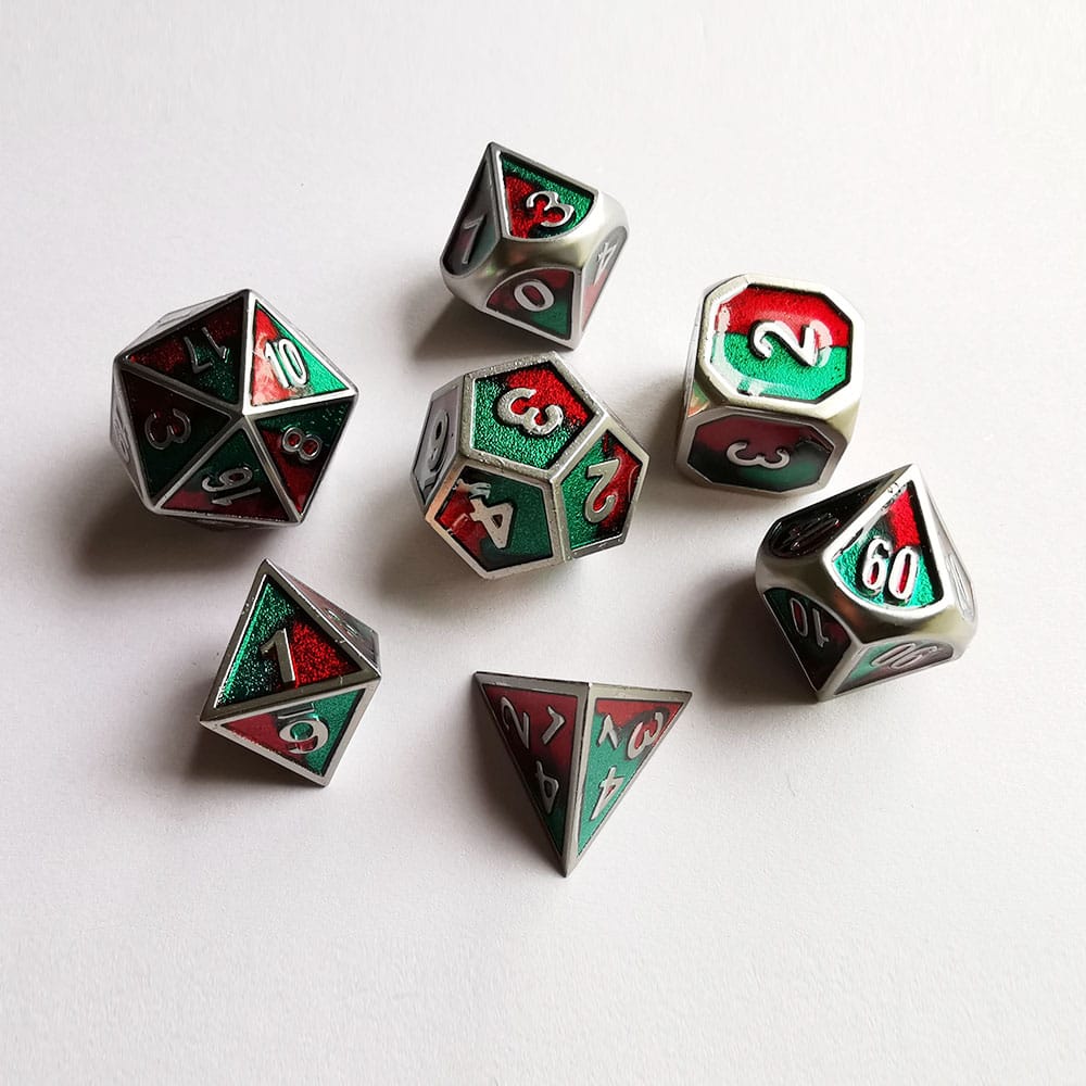 Solid Metal RPG Dice-Seasonal special color 1