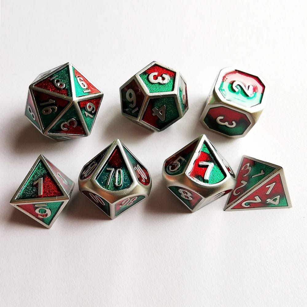 Solid Metal RPG Dice-Seasonal special color 2