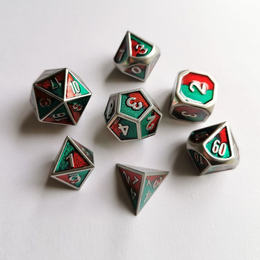 Solid Metal RPG Dice-Seasonal special color 3